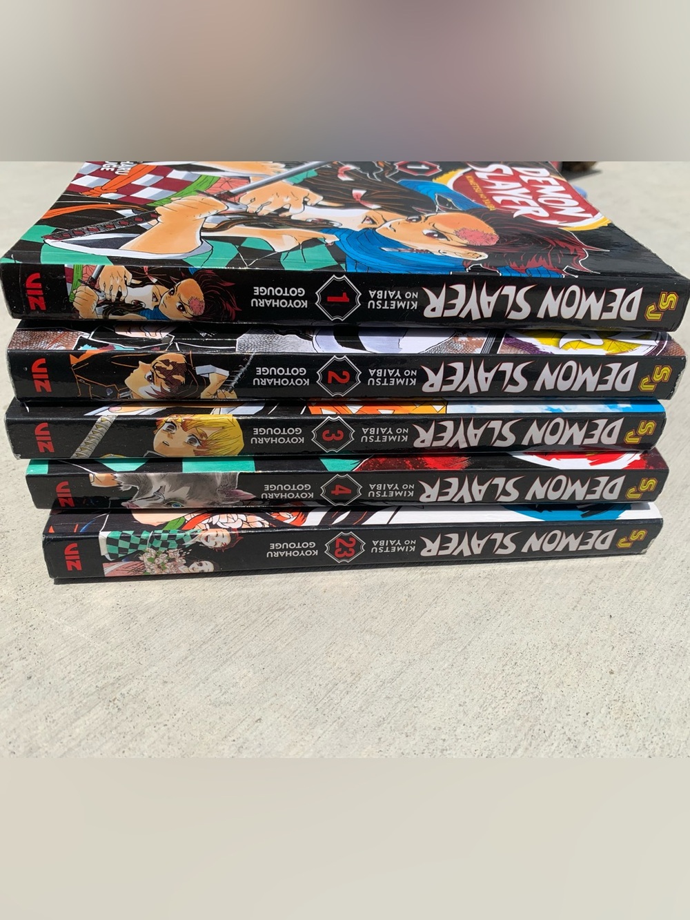 Demon Slayer Manga Volumes